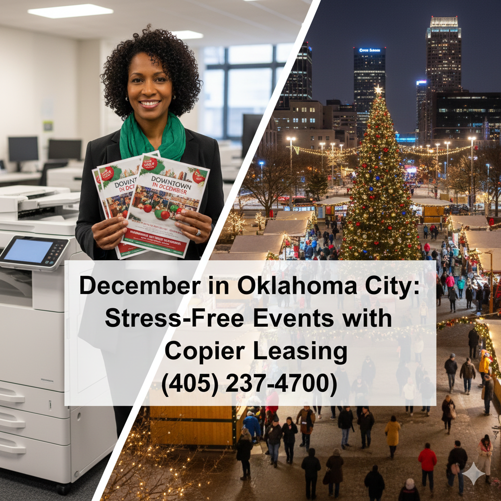 Read more about the article How Copier Leasing Supports Downtown in December Activities in Oklahoma City